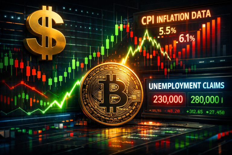 Crypto Market Outlook: How Today’s CPI and US Unemployment Claims Data Could Impact Cryptocurrency